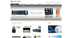 Desktop Screenshot of boxoftrix.de